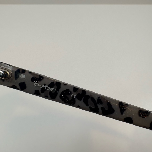 FRAMES ONLY- BEBE AGLOW BB5009 JET Eyeglasses 53•17•135 - Picture 8 of 16